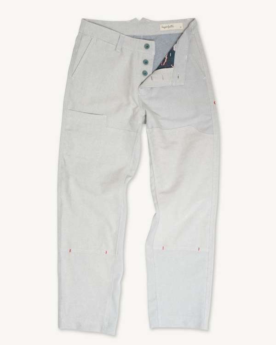 Apparel * | Courier Pant In Post Consumer Denim W/ Patina Brass Shells Good Quality