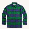 Apparel * | Asymm Yoke Flannel Shirt In Imperf Blackwatch Promotions