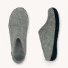 Imperfects Marketplace * | Glerups | Slip On In Grey W/ Black Rubber Sole Bestsellers