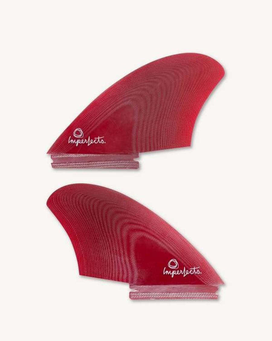 Fins * | Hummingbird Keel Fin Set In Red Typical Style