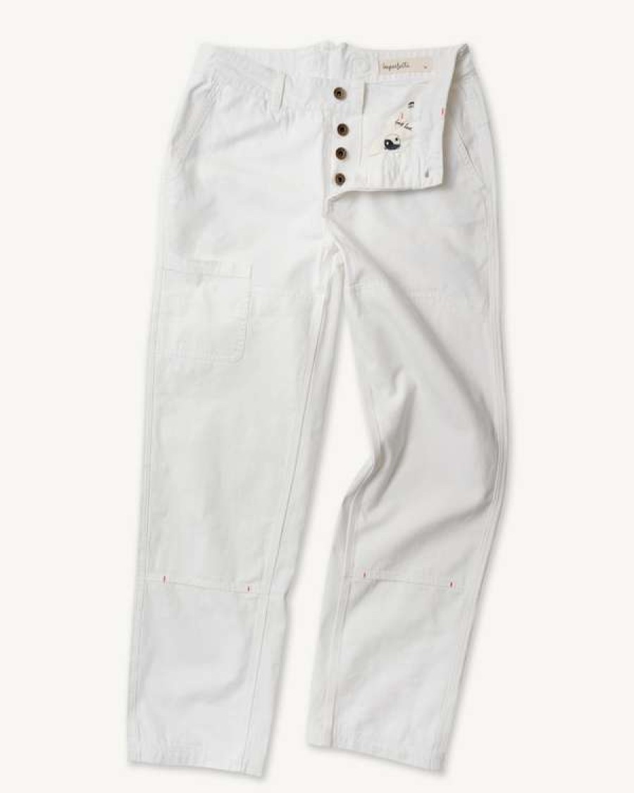 Apparel * | Courier Pant In Bone Canvas Outlet Sale