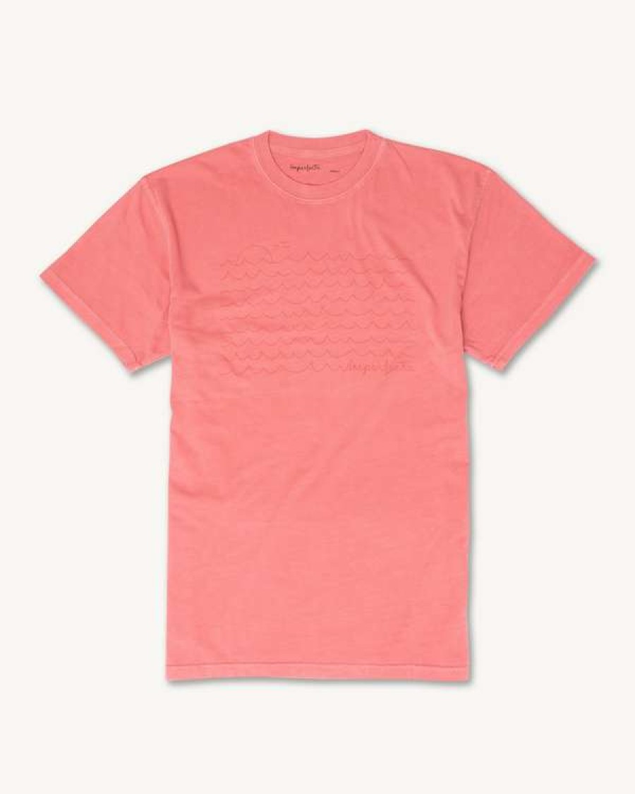 Apparel * | Og Waves Tee In Guava Classical