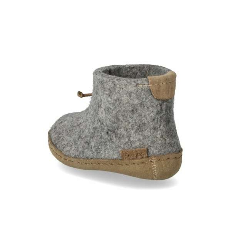 Imperfects Marketplace * | Glerups | The Kids Boot In Grey W/ Calfskin Sole Exclusive