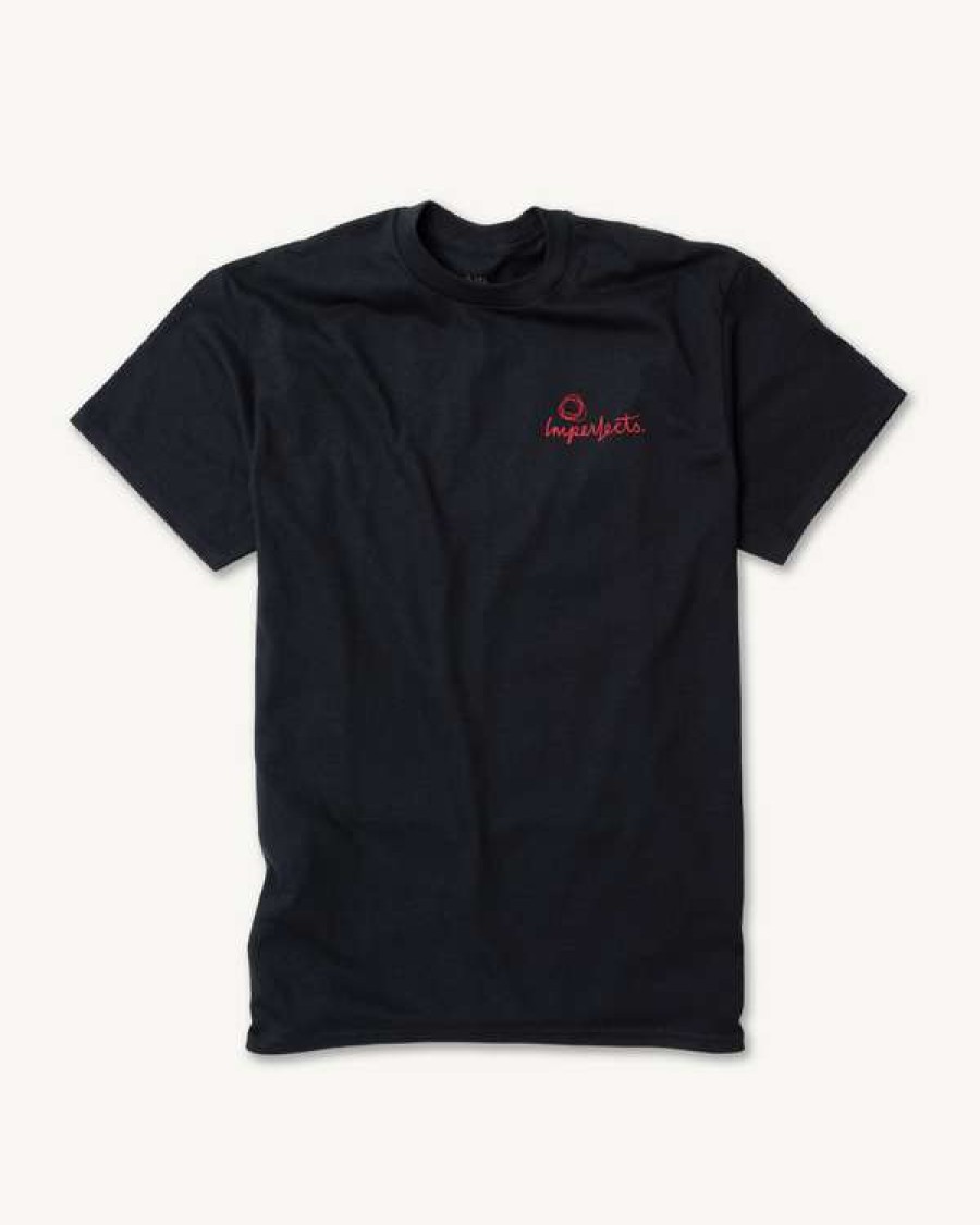 Apparel * | Skate Patch Tee In Jet Black New Threads