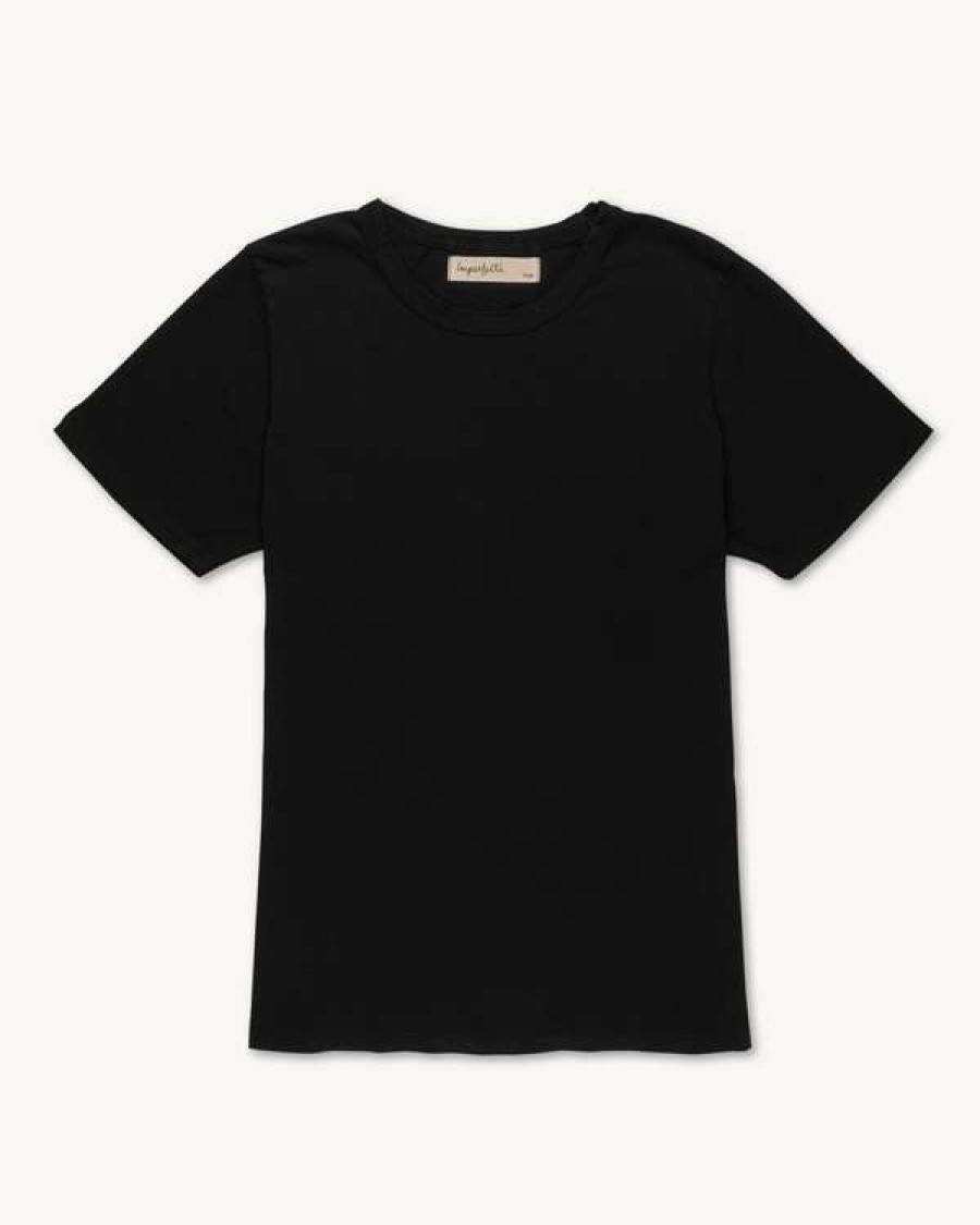 Apparel * | Shop Tee In Jet Black Hot Sale