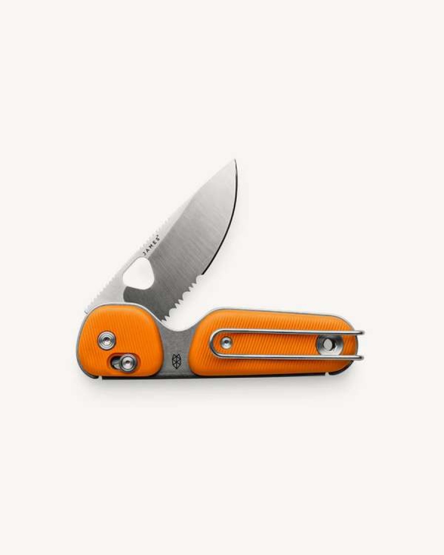 Everyday Carry * | The Redstone Knife In Tangerine Promotions