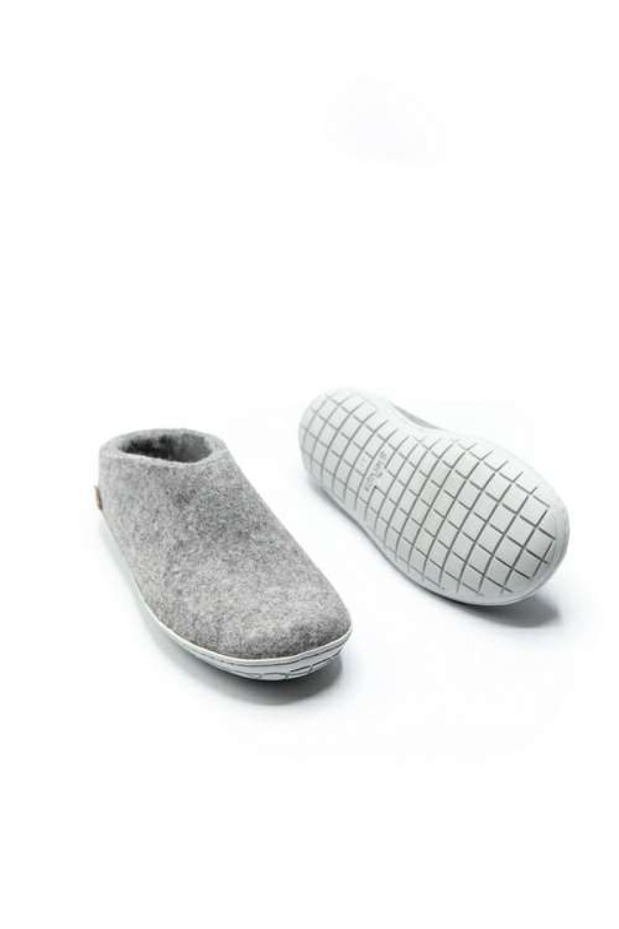 Imperfects Marketplace * | Glerups | Slip On In Grey W/ Grey Rubber Sole Online Store