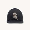 Accessories * | The Director'S Cap In Lynx Black Twill Attractive