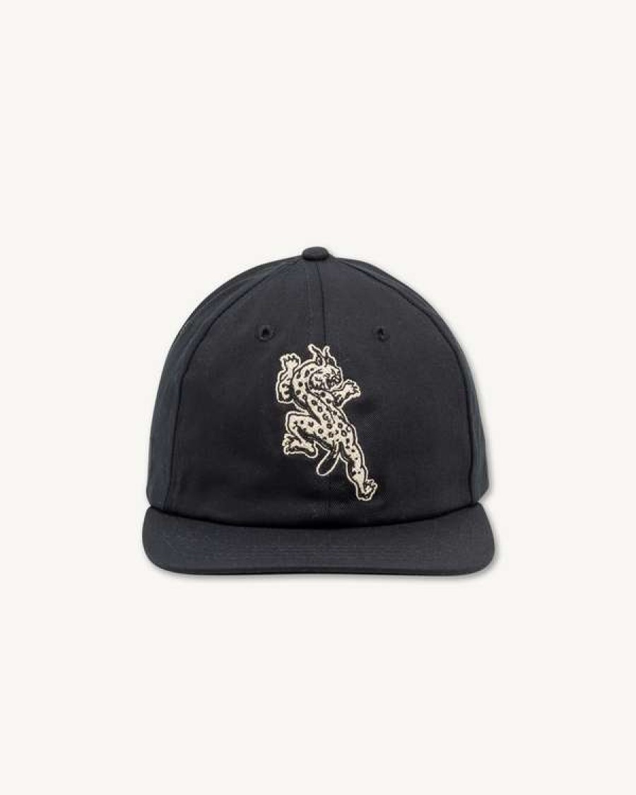 Accessories * | The Director'S Cap In Lynx Black Twill Attractive