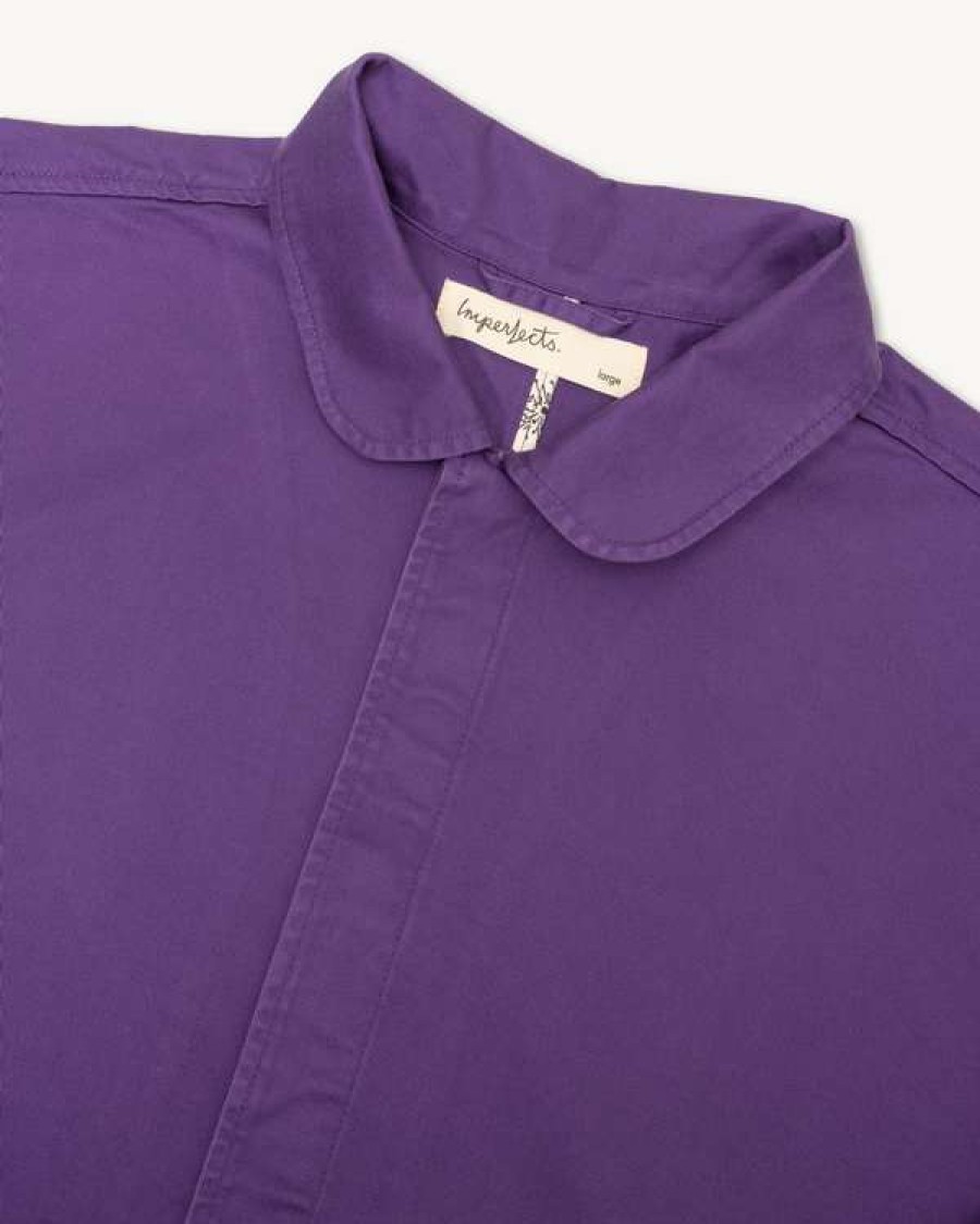 Apparel * | The Bell Coat In Purple Magic Twill Promotion