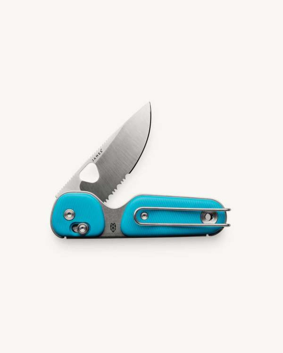 Everyday Carry * | The Redstone Knife In Glacier + Stainless Cut Price