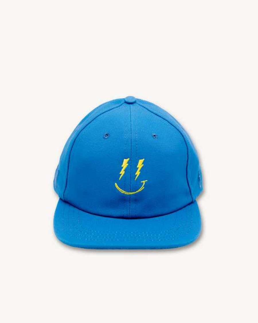 Accessories * | The Creator'S Cap Smiley Bolts In Ace Blue Cheap