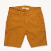 Apparel * | The Courier Short In Golden Brown Twill Closeout Sale