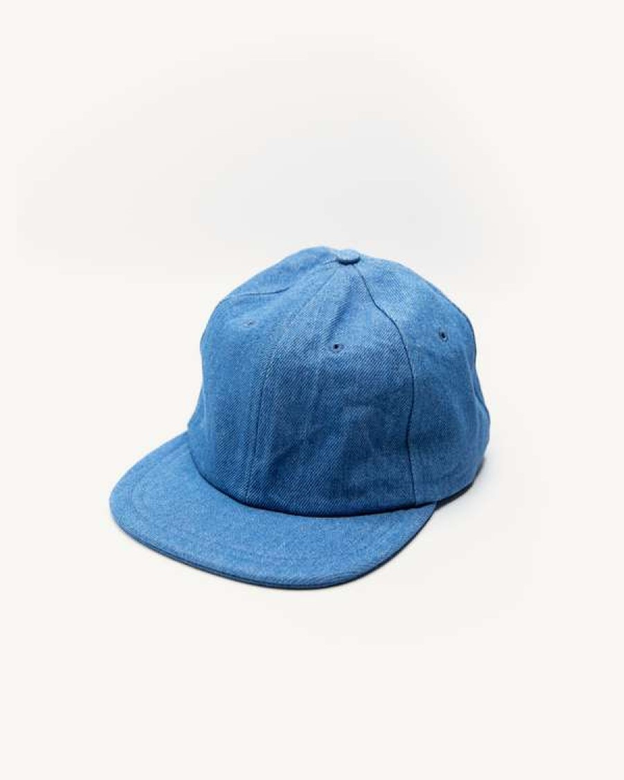 Accessories * | Toyama Cap In Sea Washed Denim Outlet Sale