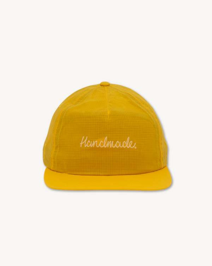 Accessories * | The Creator'S Cap In Yellow Ripstop Wax | 'Handmade' High Quality