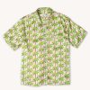 Apparel * | Mr. Lynch'S Pj Shirt In Bermuda Palms Charmeuse Silk Outlet Sale