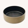 Accessories * | Japanese Porcelain Large Bowl In Black & Natural Two Tone Typical Style