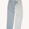 Apparel * | 329A Jean In Mismatched Post Consumer Denim Closeout Sale