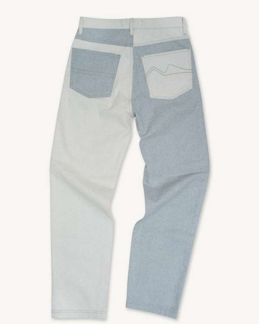 Apparel * | 329A Jean In Mismatched Post Consumer Denim Closeout Sale