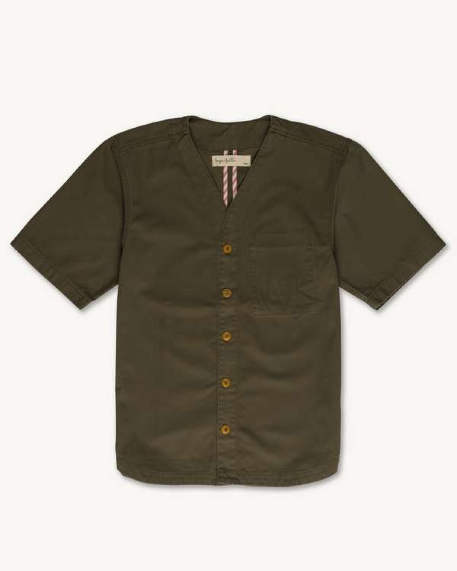 Apparel * | The Benny Jersey In Jalapeno Twill Top Sell