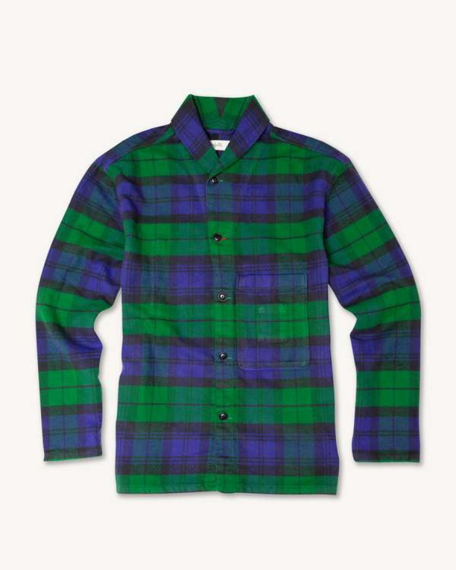 Apparel * | Flannel Shepherds Shirt In Imperf Blackwatch Clearance