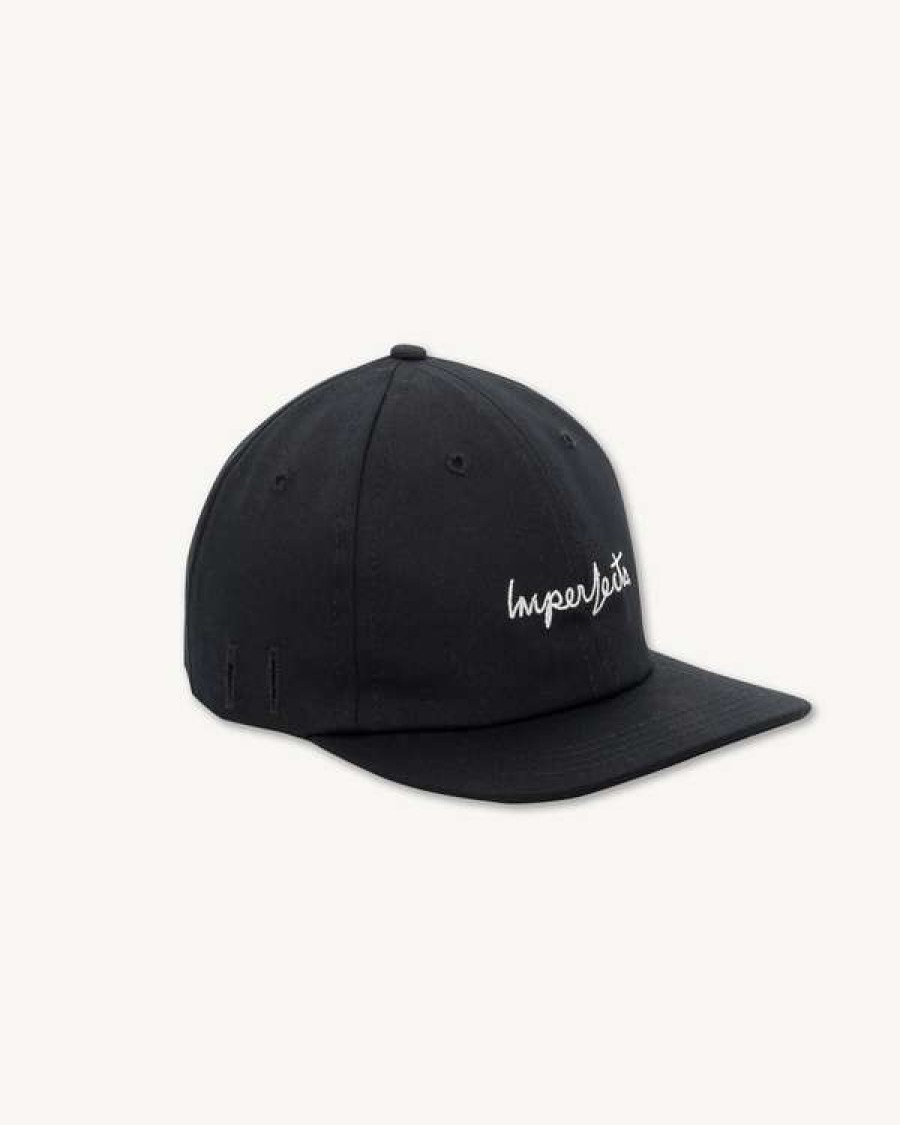 Accessories * | The Director'S Cap In Black Twill Quick Delivery