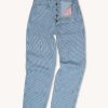 Apparel * | Courier Pant In Weathered Indigo Hickory Stripe New Threads