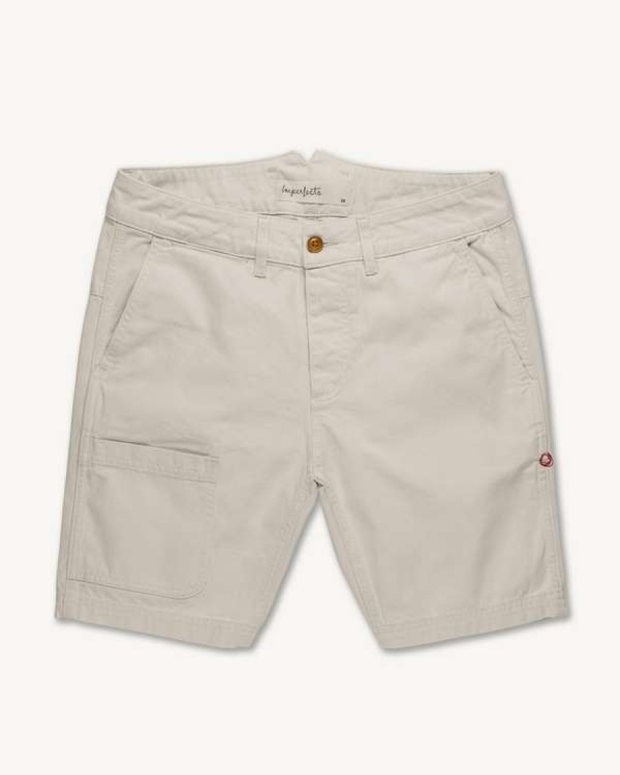 Apparel * | The Courier Short In Natural Twill Cut Price