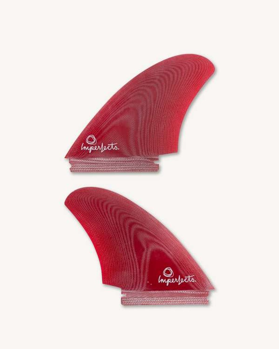 Fins * | Fraternal Twin Fin Set In Red Cut Price