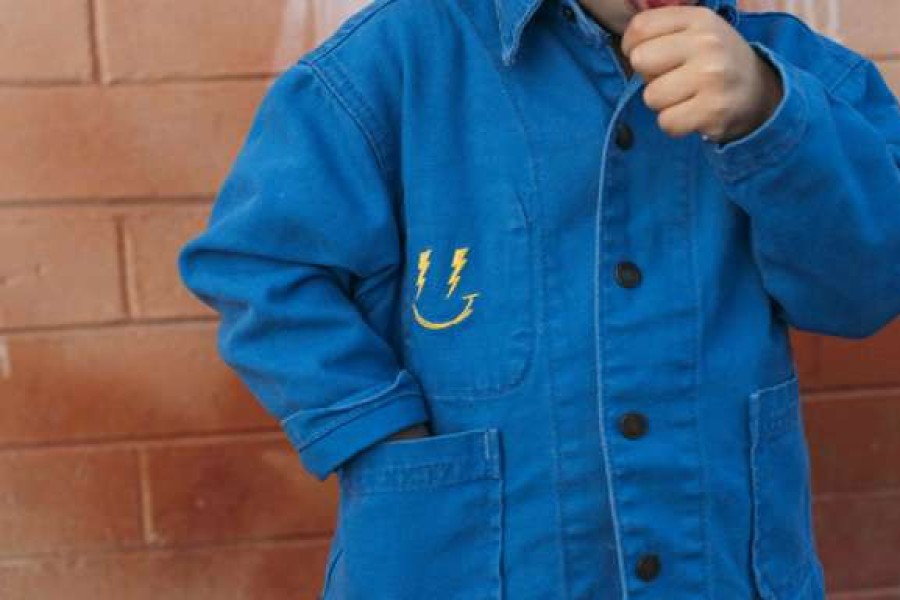 Apparel * | The Creator'S Coat Mini In Baby Ace Blue Low Price